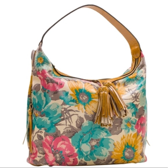 Patricia Nash Maissana Hobo Bag, First Bloom - Picture 2 of 4